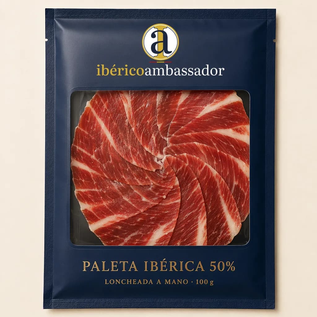 Paleta Ibérica 50% · Hand-sliced